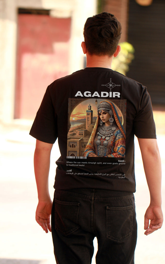 OverSize "AGADIR V1" T-shirt / BELDI_CITIES Collection