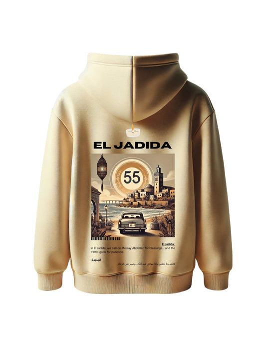 OverSize "EL JADIDA V1" Hoodie / BELDI_CITIES Collection