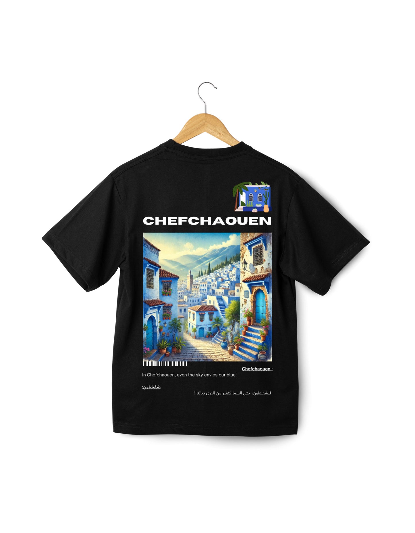 OverSize "CHEFCHAOUEN" T-shirt / BELDI_CITIES Collection