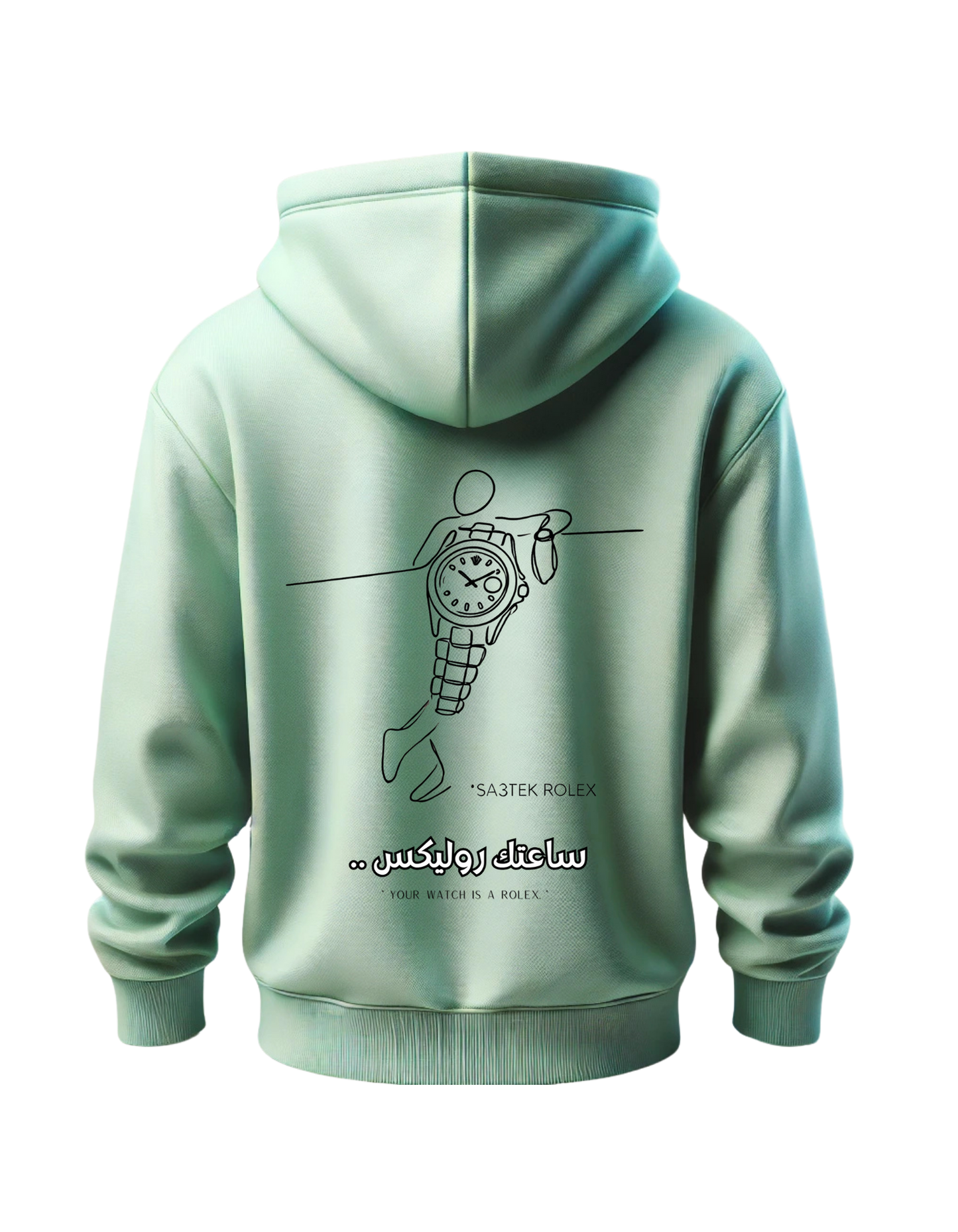 OverSize "SA3TEK ROLEX" Hoodie / MOROCCAN_QUOTES Collection