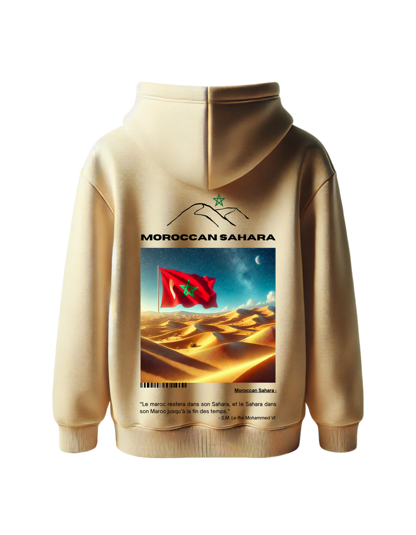 OverSize "MOROCCAN SAHARA V2" Hoodie / BELDI_CITIES Collection