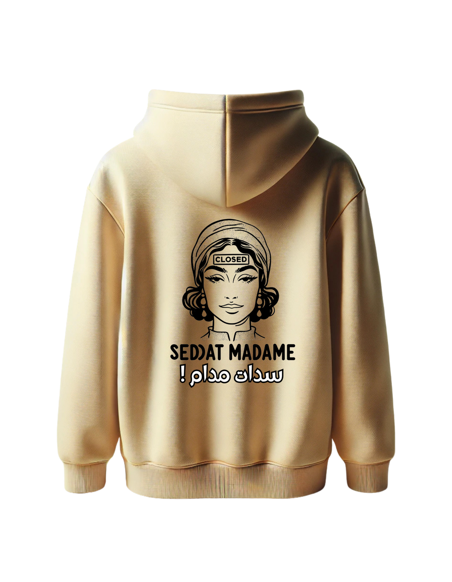 OverSize "SEDDAT MADAME" Hoodie / MOROCCAN_QUOTES Collection