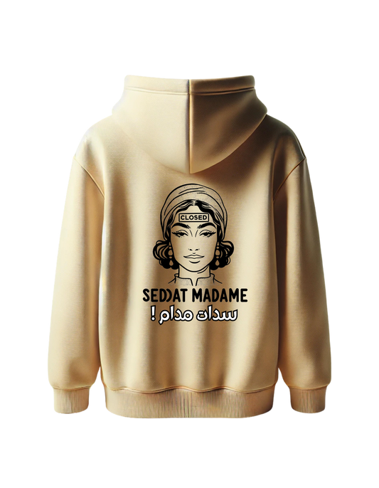 OverSize "SEDDAT MADAME" Hoodie / MOROCCAN_QUOTES Collection