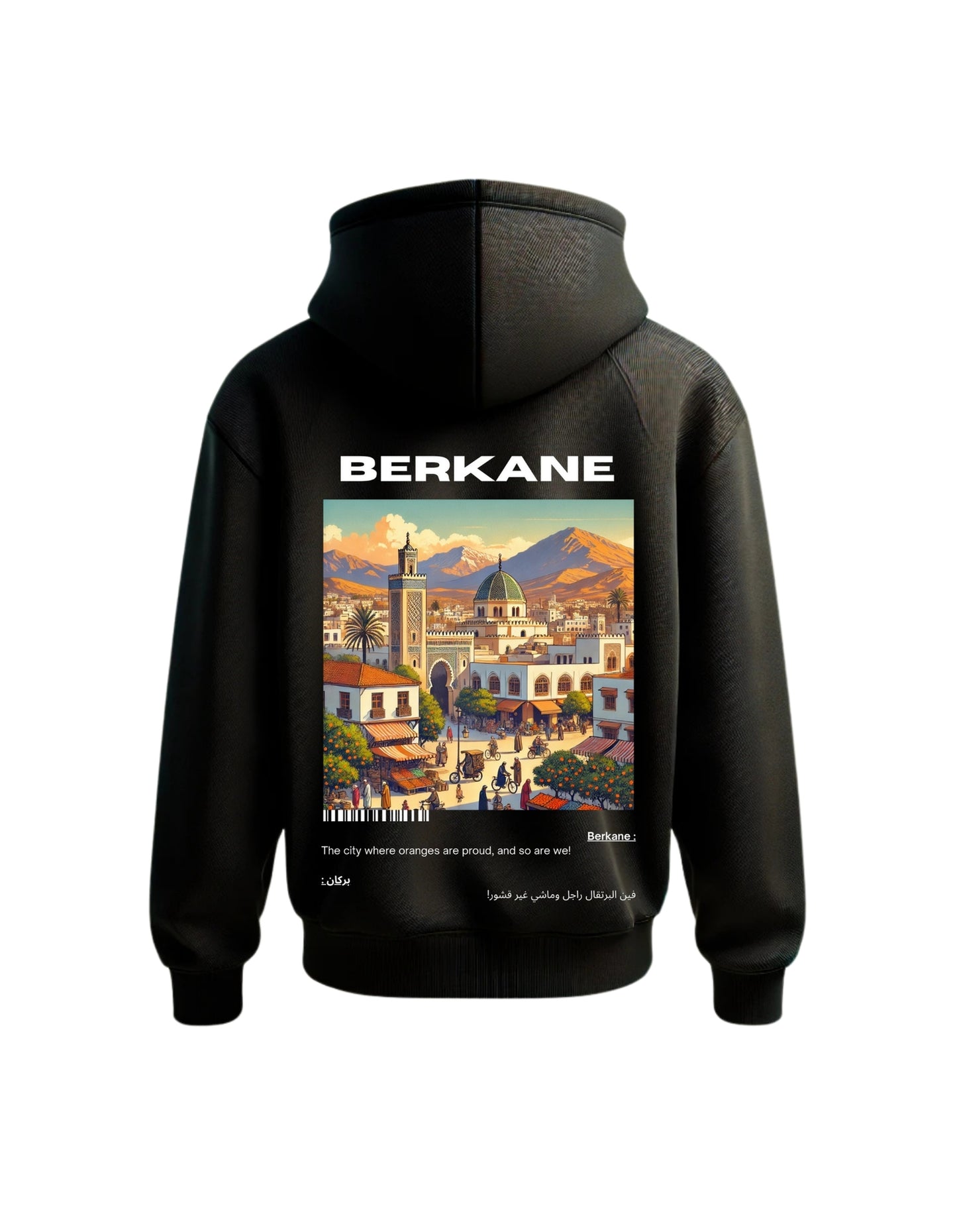 OverSize "BERKANE" Hoodies / BELDI_CITIES Collection