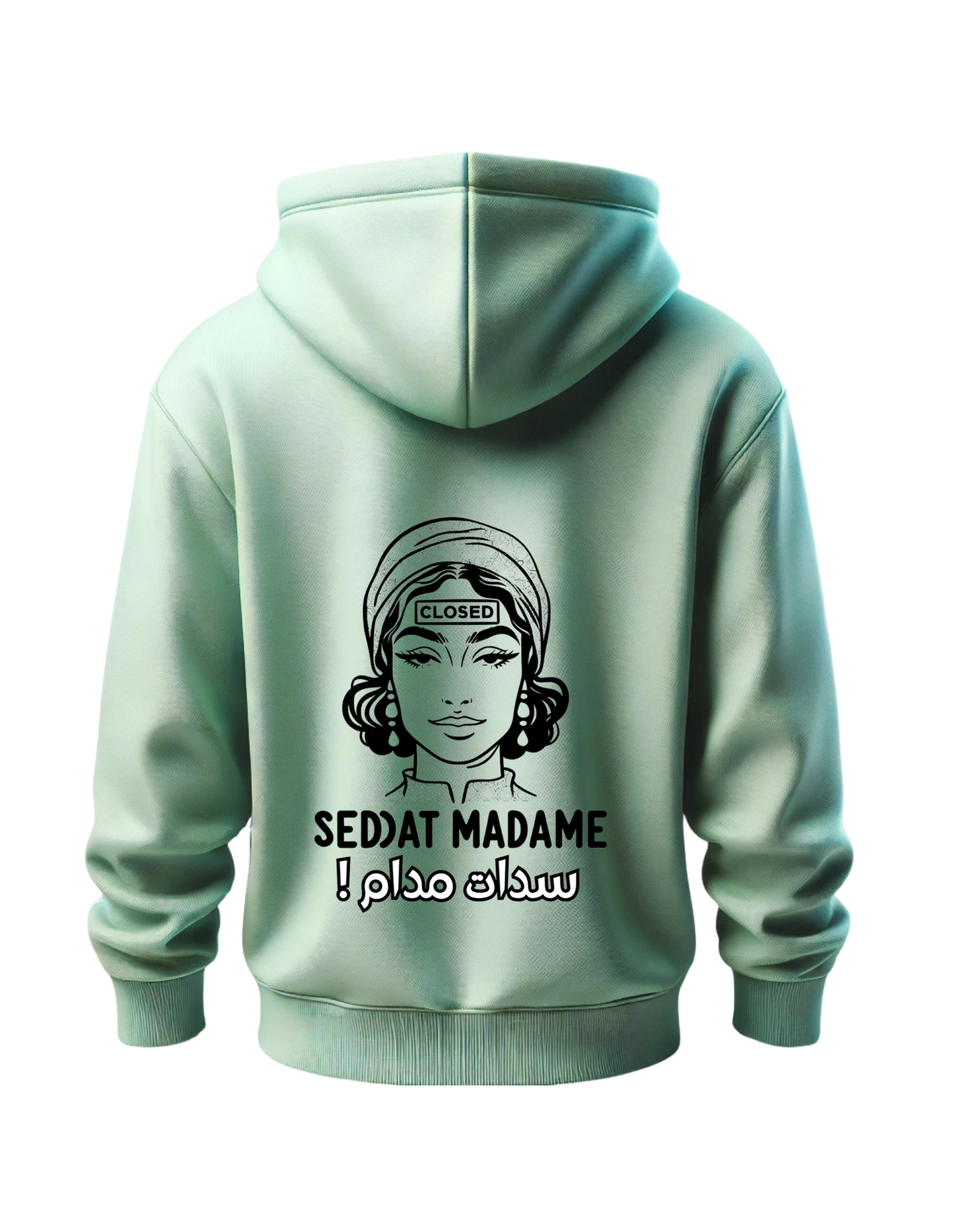 OverSize "SEDDAT MADAME" Hoodie / MOROCCAN_QUOTES Collection