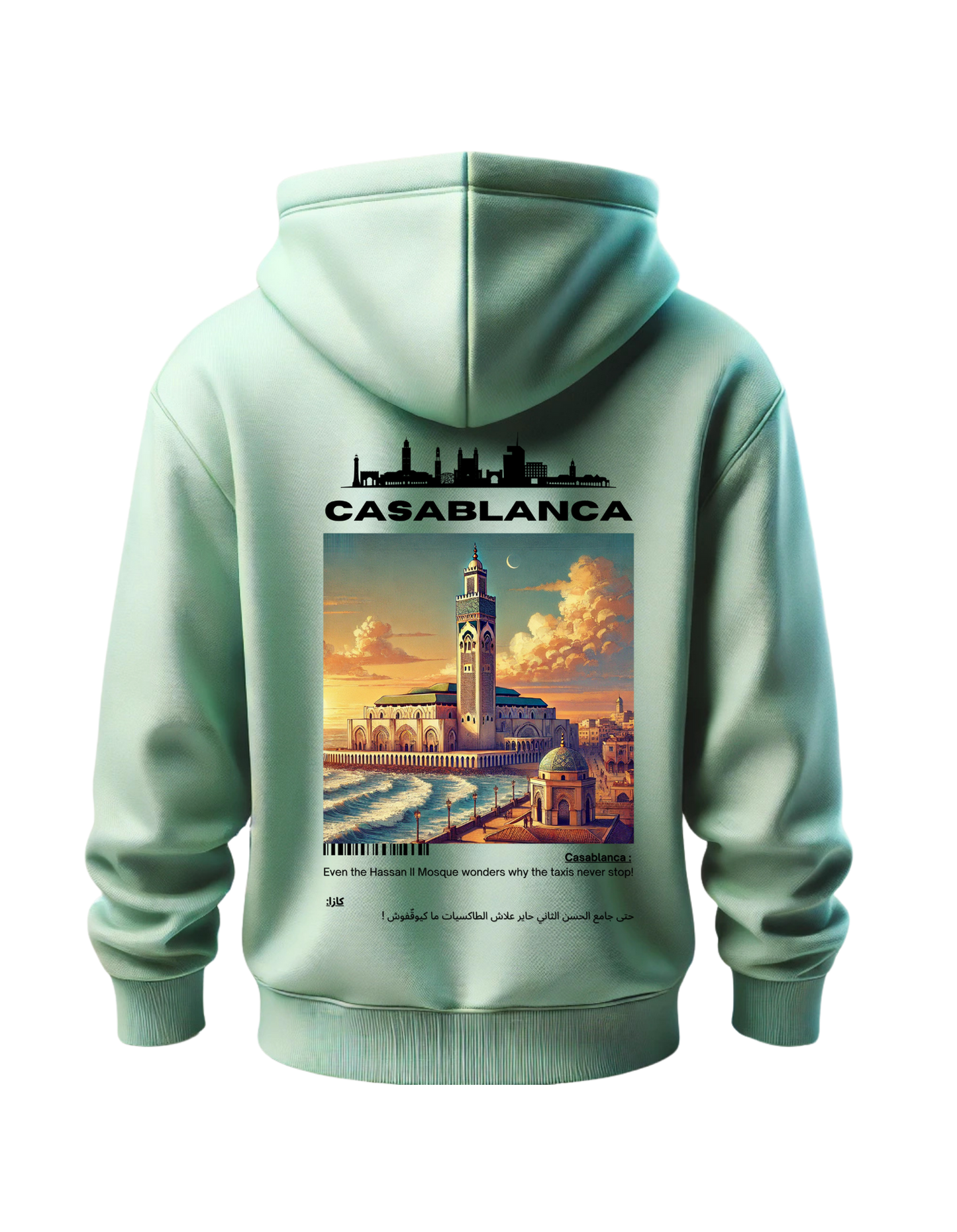 OverSize "CASABLANCA V2" Hoodie / BELDI_CITIES Collection