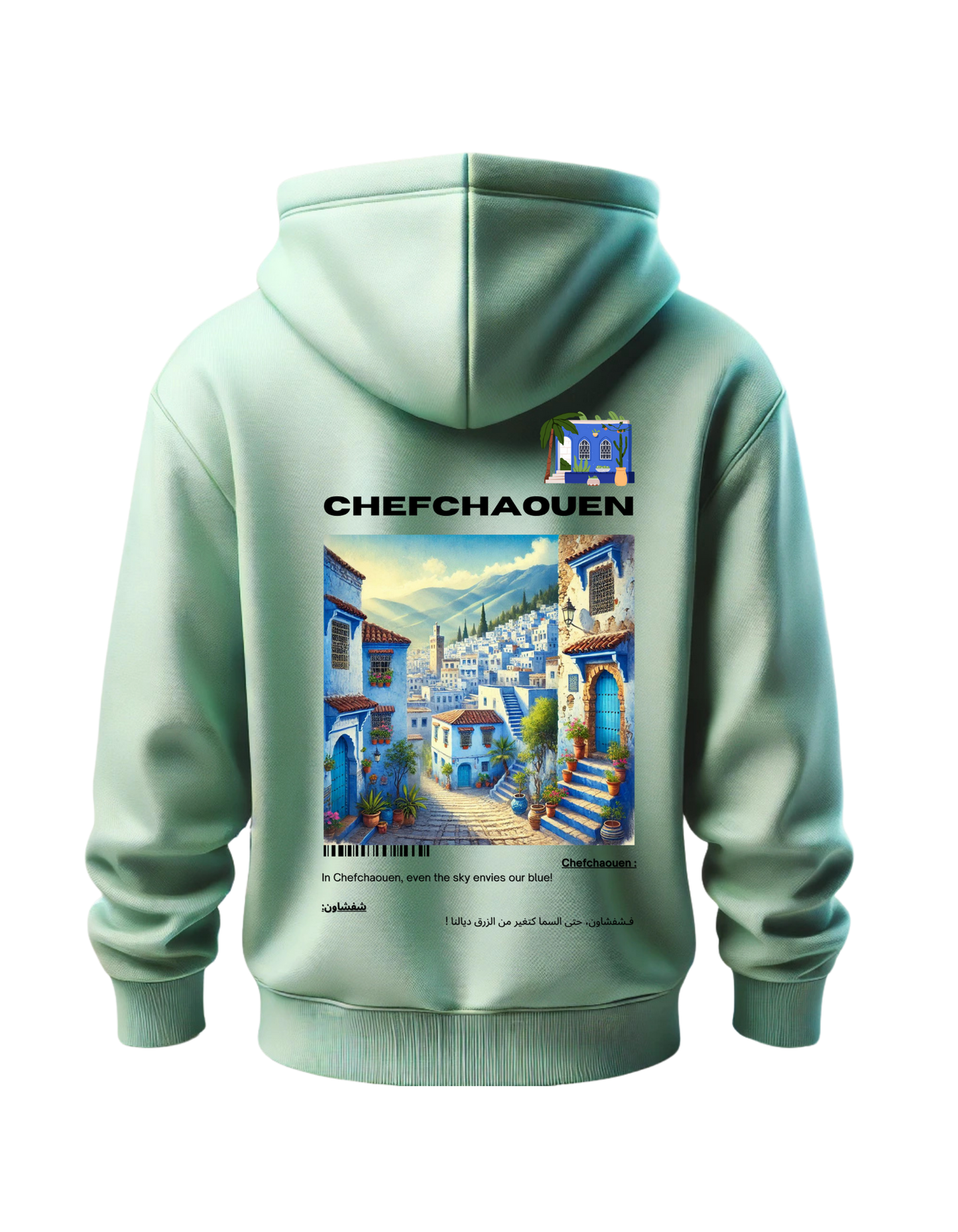 OverSize "CHEFCHAOUEN" Hoodie / BELDI_CITIES Collection