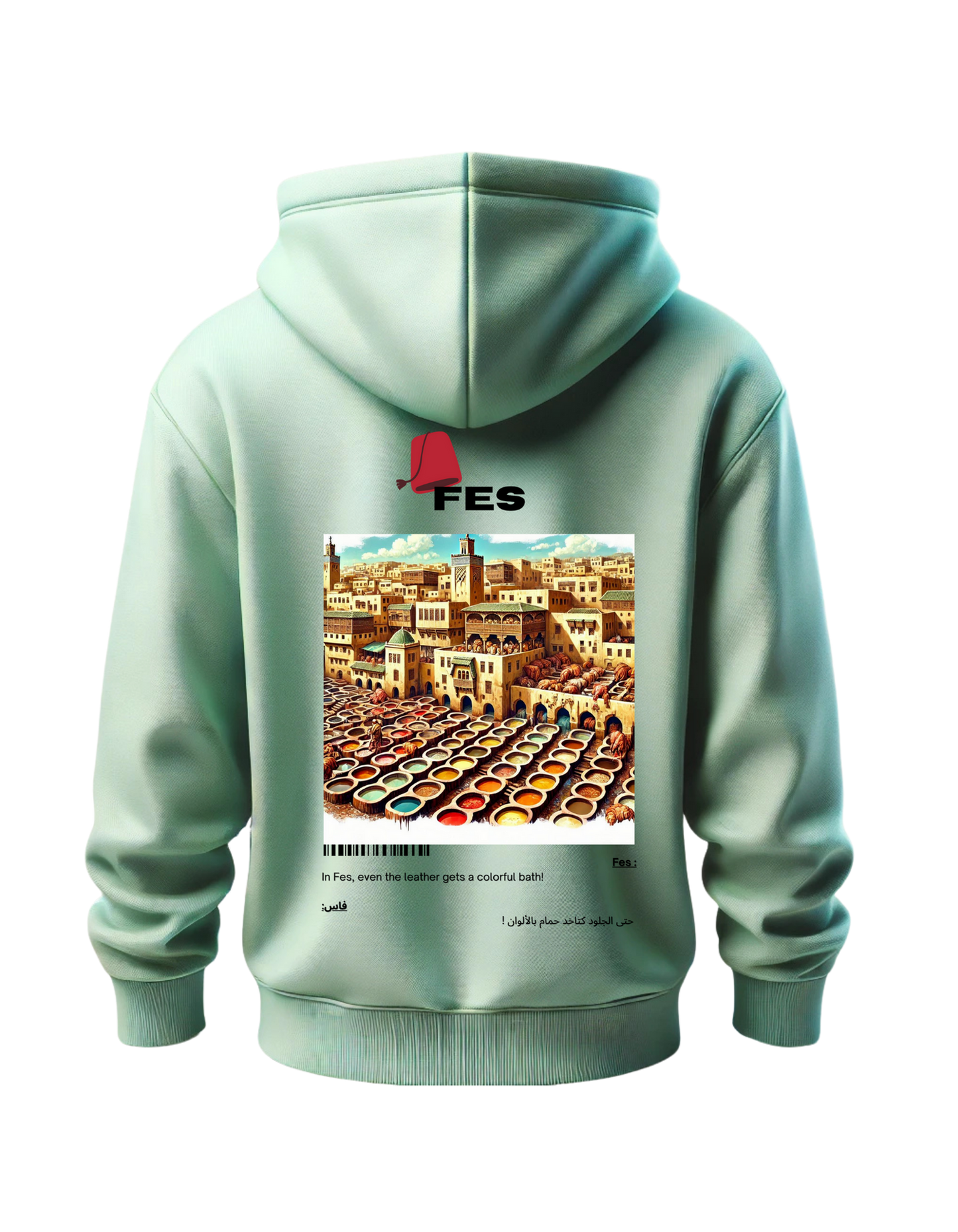 OverSize "FES" Hoodie / BELDI_CITIES Collection