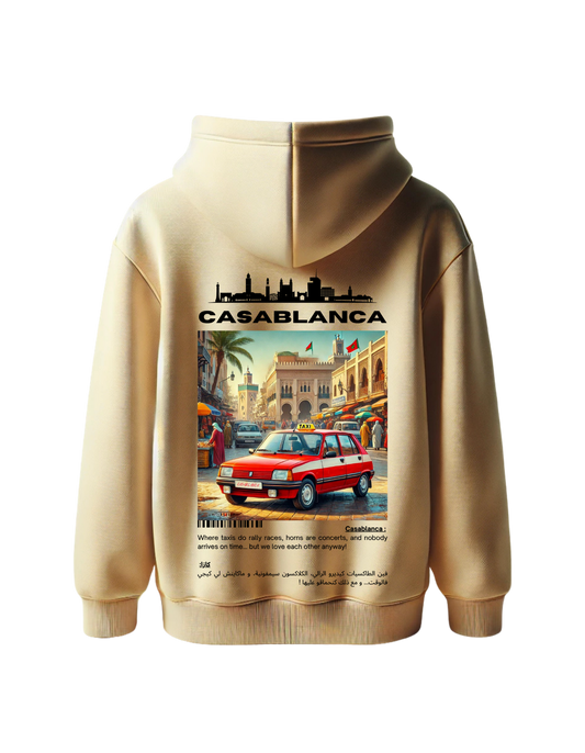 OverSize "CASABLANCA" Hoodie / BELDI_CITIES Collection