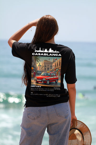 OverSize "CASABLANCA" T-shirt / BELDI_CITIES Collection