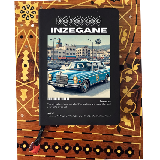 "INZEGANE" Notebook / BELDI_CITIES Collection