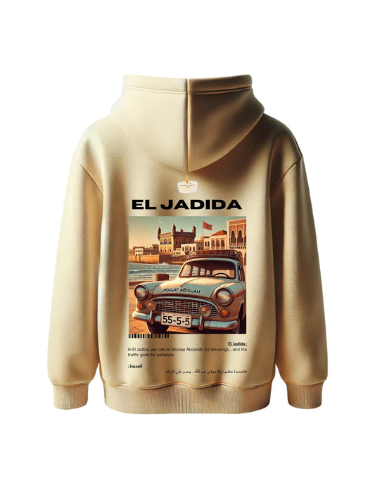 OverSize "EL JADIDA V2" Hoodie / BELDI_CITIES Collection