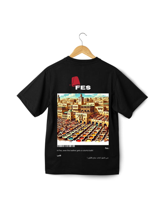 OverSize "FES" T-shirt / BELDI_CITIES Collection